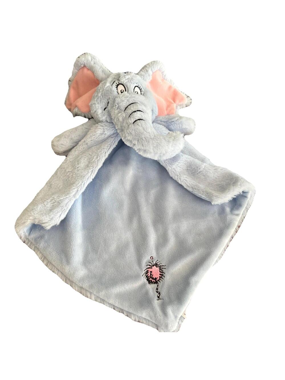 Aurora Dr Seuss Horton Hears A Who Elephant Plush Baby Lovey Security Blanket